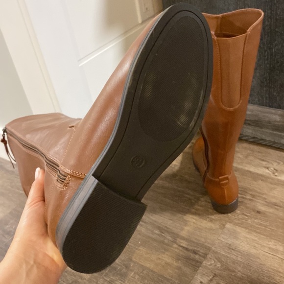 Brand new womens tall boots size 8.5- camel colour - Picture 4 of 6